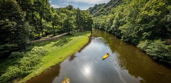 Canoë dans la vallée du Viaur